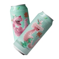 Boîtes rondes en aluminium pour boissons gazeuses, soda, cola, design mince et élégant, couleur noire, impression, vides, 250 ml, 473 ml, 330 ml, 355 ml, 500 ml