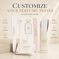 Bandes olfactives personnalisées avec logo imprimé, cartes testeurs de parfum pour l'échantillonnage de senteurs sur comptoirs de beauté