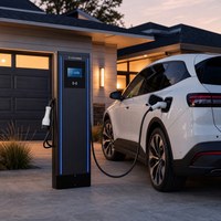 Pengisi Daya EV AC Tiga Fasa 11KW, Pengisi Daya Cerdas yang Dipasang di Dinding untuk Pengisian Daya di Rumah