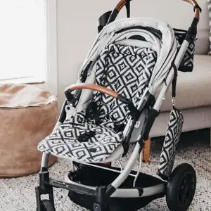 Bebek Pram ped emniyet bebek arabası gömlekleri yastık Snuggle pamuk keten bebek prapramliner ped koltuk bellek köpük yastık arabası