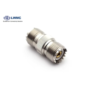 Latón, bronce fosforado niquelado, montaje de kit coaxial de conector Glod RF - Product Image 1