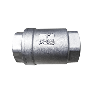 <span class=keywords><strong>Valvola</strong></span> di <span class=keywords><strong>Non</strong></span> <span class=keywords><strong>Ritorno</strong></span> Manuale in Acciaio Inox (SS316 SS304) per Pompa dell'Acqua a Molla Verticale e Tubi dell'Acqua - Product Image 1