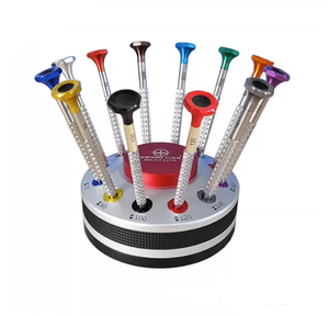 Juego de 12 Destornilladores de Metal y Vidrio de Alta Calidad con Rodamiento Inferior Giratorio <span class=keywords><strong>para</strong></span> Reparación de Relojes - Product Image 4