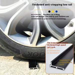 Serrure invisible de porte pliante en maille de diamant Fenêtre de protection coulissante en alliage d'aluminium <span class=keywords><strong>anti</strong></span>-moustiques en acier inoxydable pour - Product Image 4