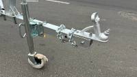 Remorque bateau 5,5 m Poly Bunk Styles à essieu simple, galvanisée à chaud, avec frein hydraulique, homologuée VIN CE DOT pour le transport de bateaux