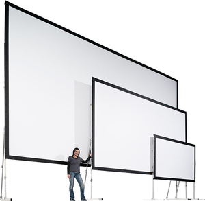 Pantalla de proyección portátil al aire libre Fast Fold 16:9 con material de <span class=keywords><strong>PVC</strong></span> 2655x1494 Dimensiones 1 año de garantía - Product Image 3