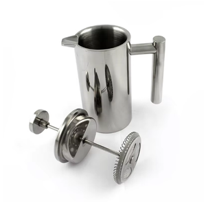 <span class=keywords><strong>Cafetière</strong></span> <span class=keywords><strong>à</strong></span> piston en acier inoxydable <span class=keywords><strong>à</strong></span> double paroi isolée <span class=keywords><strong>avec</strong></span> logo personnalisé - Product Image 3