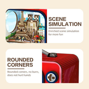 100 pièces de <span class=keywords><strong>puzzle</strong></span> en <span class=keywords><strong>bois</strong></span> <span class=keywords><strong>3D</strong></span> TV, jouets DIY avec lumière, <span class=keywords><strong>tour</strong></span> <span class=keywords><strong>Eiffel</strong></span> éducative, meilleure idée cadeau - Product Image 4