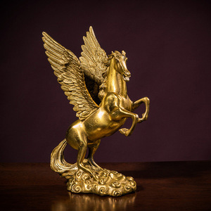 Cheval en laiton massif, décorations artisanales personnalisées, pour la maison et le bureau, vente en gros, usine directe - Product Image 3