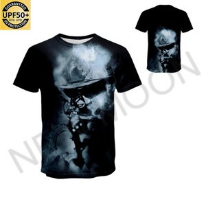 T-shirt personnalisé pour homme, camouflage, protection solaire, combinaison de chasse, évacuation de l'humidité, séchage rapide, combinaison de chasse camouflage - Product Image 6