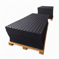 Tapis de construction en UHMWPE résistant à l'usure 4x8, qualité supérieure, tapis de protection du sol en HDPE 4x8