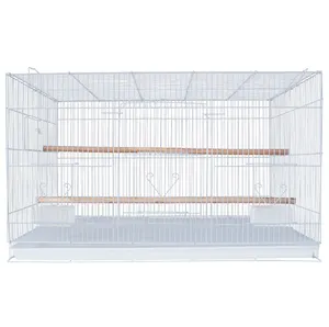 Non-toxic 80cm veil bird cage in karachi wire materials panels parrot chicken cage metal breeding bird cages