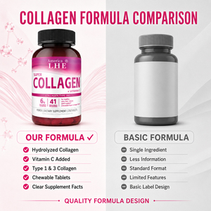 Tabletas de Super Colágeno Shecome con Logotipo Personalizado para Belleza y Articulaciones Saludables, Suplemento de Colágeno para el Cuidado de la Salud en Adultos - Product Image 3