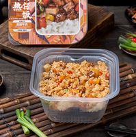 Arroz Picante Autocalentable en Olla de Barro con Pimienta Negra, Carne de Res, Curry, Pollo, Sabores Variados, en Caja, Comida Rápida, Conveniente para Dormitorios, Comida Instantánea