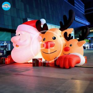 Publicité extérieure Gonflable Noël Père Noël Décoration Géant Personnalisé Couché Père Noël Gonflables Modèle - Product Image 2