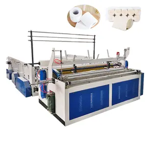 2023 new products hot selling deviation correction toilet paper rewinding machine price