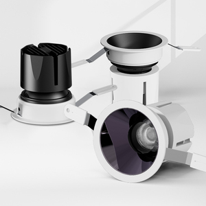 Luz inteligente moderna para interiores, oficina en casa, centro comercial, tienda, atenuación <span class=keywords><strong>DALI</strong></span>, foco LED empotrado de 10W - Product Image 2