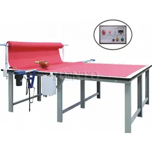 Professional Supplier Roll Fabric Piping Strip Cutting Machine / Fabric Sample Cutting Machine / Cutting Table For Cloth