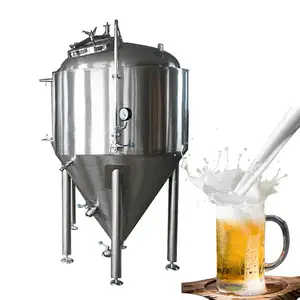 Tanque de fermentación de acero inoxidable, fermentador cónico de cerveza de 50l, 100l y 150l, tanque de fermentación de vino de 1000l