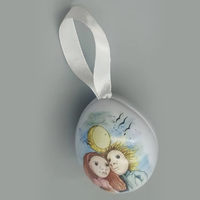 Boîte en fer blanc recyclable en forme d'œuf, conteneur cadeau pour œufs de Pâques, chocolats, bonbons, friandises, boîte en fer blanc haut de gamme