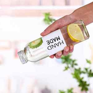 Wholesale Customized Empty 100ml 200ml 250ml 350ml 400ml 500ml <strong>Glass</strong> Leak-proof Vintage Hot Water Milk <strong>Bottle</strong> with Lid - Product Image 4