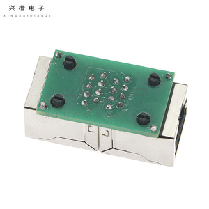 ขั้วต่อ RJ45 ตัวเมียแบบมุมฉาก 8 คอร์ บอร์ดขยายพอร์ตอีเธอร์เน็ตแบบติดตั้งบนพื้นผิว สำหรับอะแดปเตอร์สายเคเบิลเครือข่าย - Product Image 2