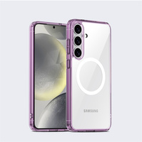 Pour Samsung Galaxy S25 + coque de téléphone transparente avec coque magnétique antichoc magnétique transparente pour SAM S25 S25 Plus