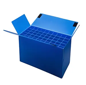 Cajas de plástico corrugado Cajas de envío y almacenamiento reutilizables
