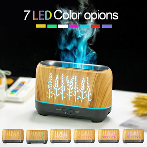Diffuseur d'arômes flamboyants 5V USB, humidificateur ultrasonique d'huiles essentielles avec lumières colorées, design en forme d'épi de blé pour la maison et le bureau - Product Image 2
