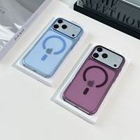 Coque de téléphone magnétique transparente pour iPhone 18 17 E 16 15 Pro Max et Samsung – Vente en gros