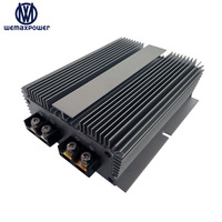 Convertisseur abaisseur de tension DC 600W 50A 60V vers 12V à sortie unique, étanche IP68, boîtier en aluminium