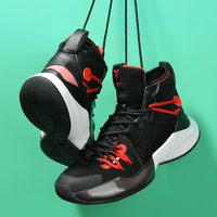 Chaussures de sport d'extérieur de qualité supérieure, baskets de basketball à semelle solide, design tendance, chaussures de basketball montantes pour hommes