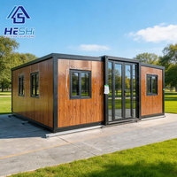 Maison Conteneur Préfabriquée Extensible Facile à Construire 20Ft 40Ft 1 2 3 4 5 Chambres Pliable à Vendre Mini-Villa