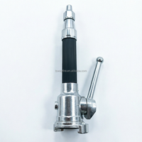 Pipa Cabang Nozzle Jet Api Tembaga Kuningan Straight Stream 1.5''/2''/2.5'' dengan Kopling NH/Gost/Storz/BS336