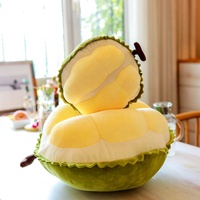 Custom Simulatie Pitaya Vlees Oranje En Durian Pluche Kussen Speelgoed Realistische Zachte Fruit Pluche Pop Kussens
