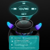 Altavoz Inalámbrico Portátil Mini con Sonido Estéreo UHF Profesional G9, Diseño 2025, Solar, RGB, para Exteriores, Resistente al Agua, con Alarma