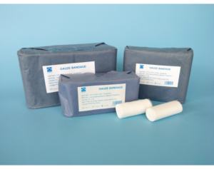 ผ้าพันแผลผ้าฝ้ายปลอดเชื้อสำหรับวัสดุสิ้นเปลืองทางการแพทย์และศัลยกรรมขนาดต่างๆ - Product Image 5