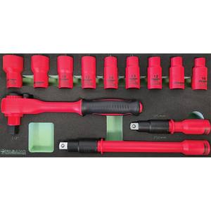 Juego de Llaves de Tubo FASANO de 10-24 mm con Accionamiento de 1/2 Pulgada, Kit de Herramientas Profesional para Mecánicos - Product Image 1