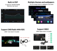 Radio Estéreo para Auto con Android 12.0, GPS, Navegación, Pantalla Táctil, Unidad Principal para Honda 2008 2009 2010 2011 2012 2013