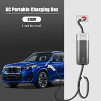 Nuevo Cargador para Vehículos Eléctricos IEC 62196-2, 11KW, Tipo 2, Estación de Carga Portátil para Vehículos Eléctricos, Clasificación IP65, Garantía de 12 Meses