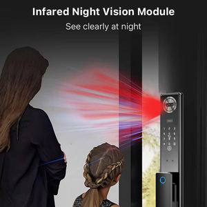 Hot sell 3D Face Recognition <b>Smart</b> Door <b>Lock</b> Tuya APP WiFi Fully Automatic Biometric Fingerprint <b>Lock</b> - Product Image 4