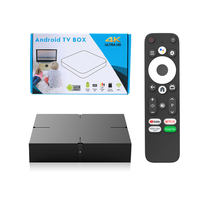 JUNUO Smart 4k Full Hd TV Box Allwinner H313 Dual Wifi 2.4gb 5gb 2+16GB Android 10.0 4K OTT Box