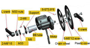 Kit de joints de moteur hydraulique <span class=keywords><strong>BBS01</strong></span> BBS02 BBSHD Kits de moteur central <span class=keywords><strong>Bafang</strong></span> M620 M530 Kit de moteur central <span class=keywords><strong>Bafang</strong></span> - Product Image 5