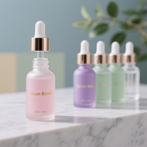 Frosted Essential Oil Glass Dropper <b>Bottles</b> 5ml 10ml 15ml 20ml 30ml <b>50ml</b> 100ml with Custom Logo - Product Image 2