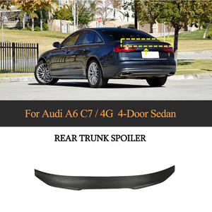 Auto In Fibra di carbonio Spoiler Ala per Audi <span class=keywords><strong>A6</strong></span> C7 S6 Berlina 4 Porte 2012-2018 - Product Image 5