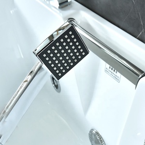Moderna Bañera de Hidromasaje Rectangular de Acrílico Ecológica para una Persona, Duradera, para Interiores, con Jets, <span class=keywords><strong>Spa</strong></span> de Relajación - Product Image 5