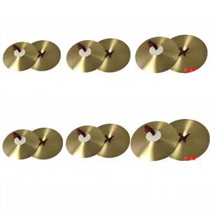 Grand <span class=keywords><strong>Gong</strong></span> et cymbales à main en alliage pour l'école Drum Bugle Corps Marching <span class=keywords><strong>Band</strong></span> Students - Product Image 3