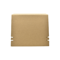 "Logo Personnalisé Ondulé Auto-scellant Postal Zipper Mailing Kraft Mailer Boîtes Adhésif Tear Strips Shipping Zipper Box"