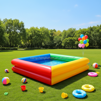 Piscine gonflable personnalisée utilisée pour les parcs aquatiques pour enfants, piscine en PVC, petite piscine à balles et équipement de jeux doux