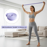 Bandas de Resistencia de Silicona Profesionales, Bandas de Tracción para Ejercicios de Cuerpo Completo, Parte Superior e Inferior, Entrenamiento Físico, Estiramiento